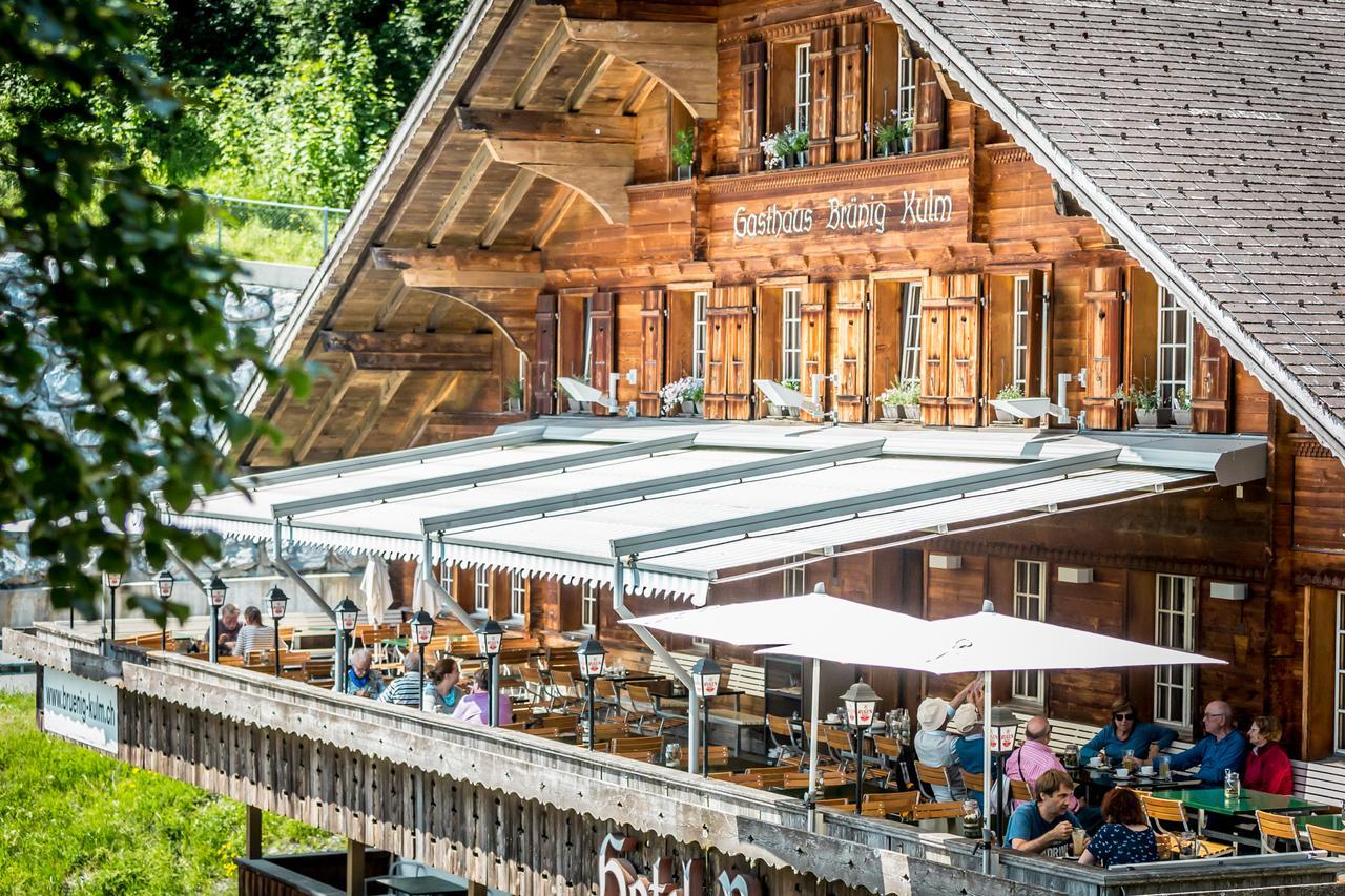 Hotel Gasthaus Brünig Kulm Brunig Pass Exterior foto