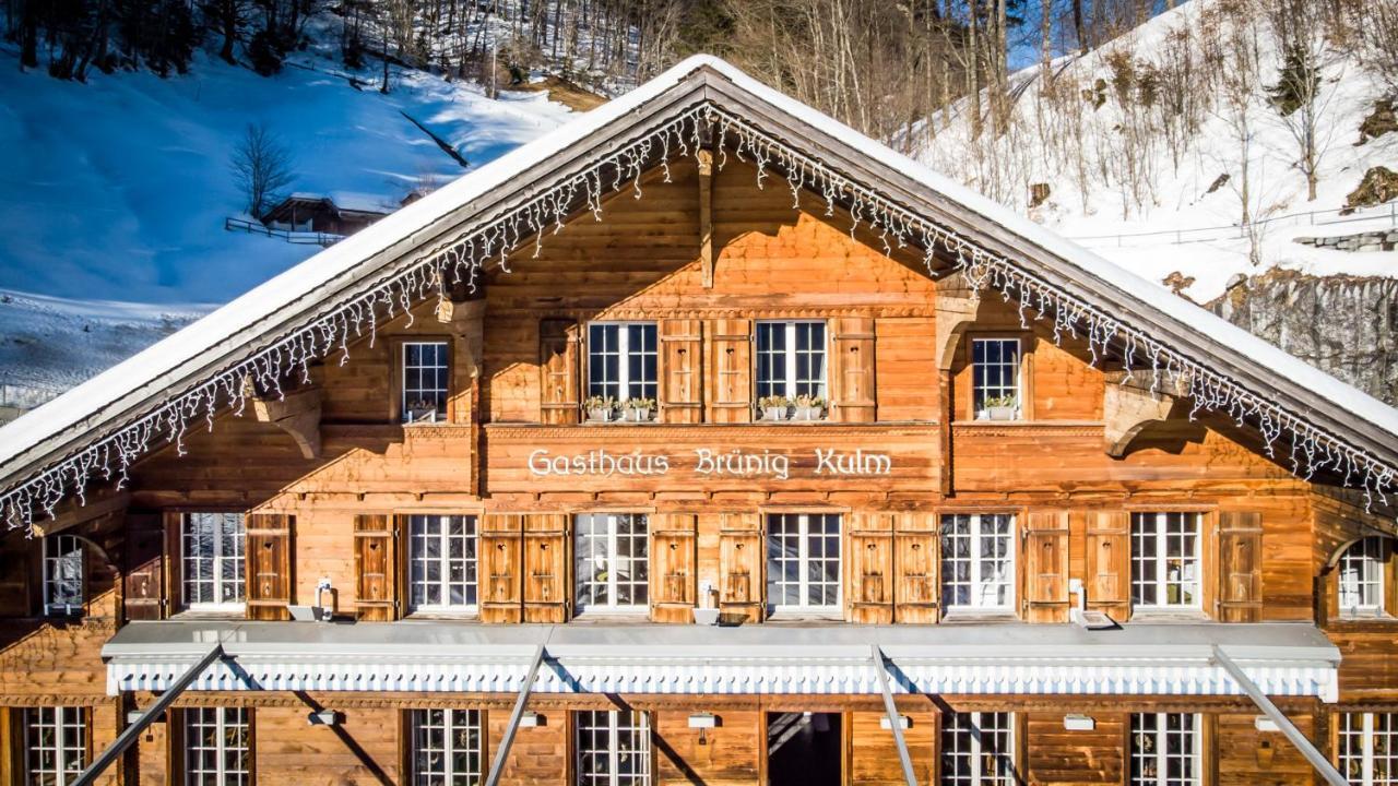 Hotel Gasthaus Brünig Kulm Brunig Pass Exterior foto